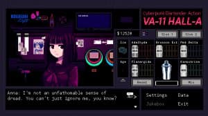 VA-11 Hall-A Cyberpunk Bartender Action