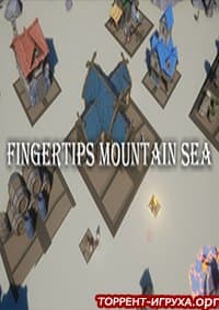 Fingertips mountain sea