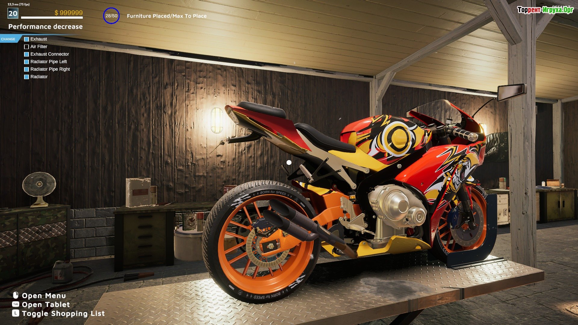 Скачать Motorcycle Mechanic Simulator 2021 торрент на ПК