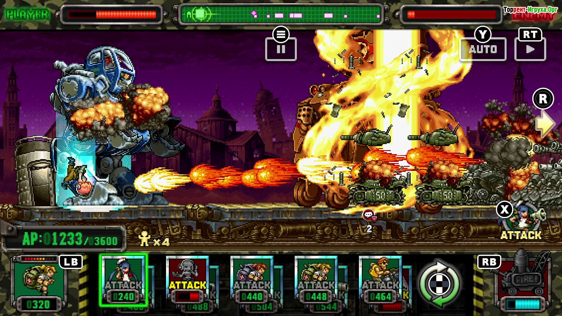 Скачать METAL SLUG ATTACK RELOADED торрент на ПК