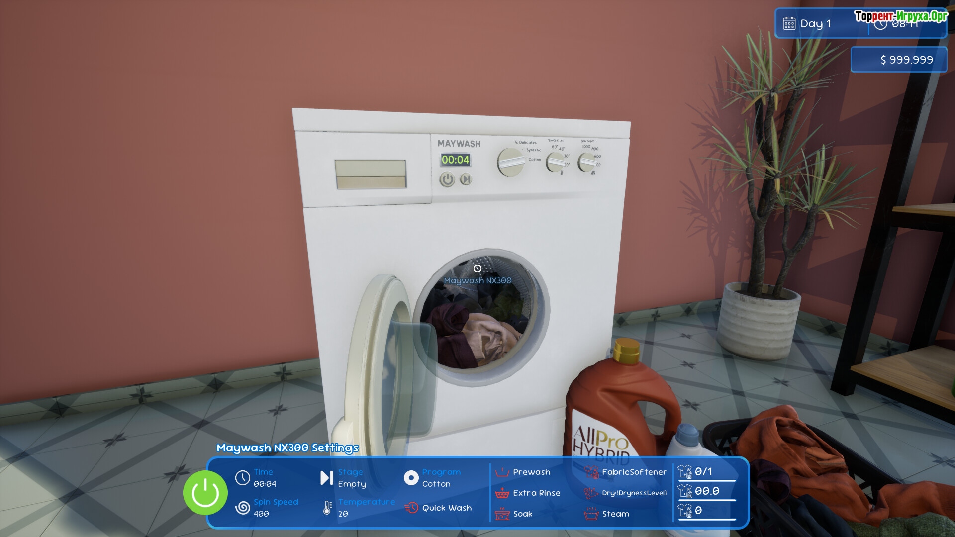 Скриншот из Laundromat Manager Simulator