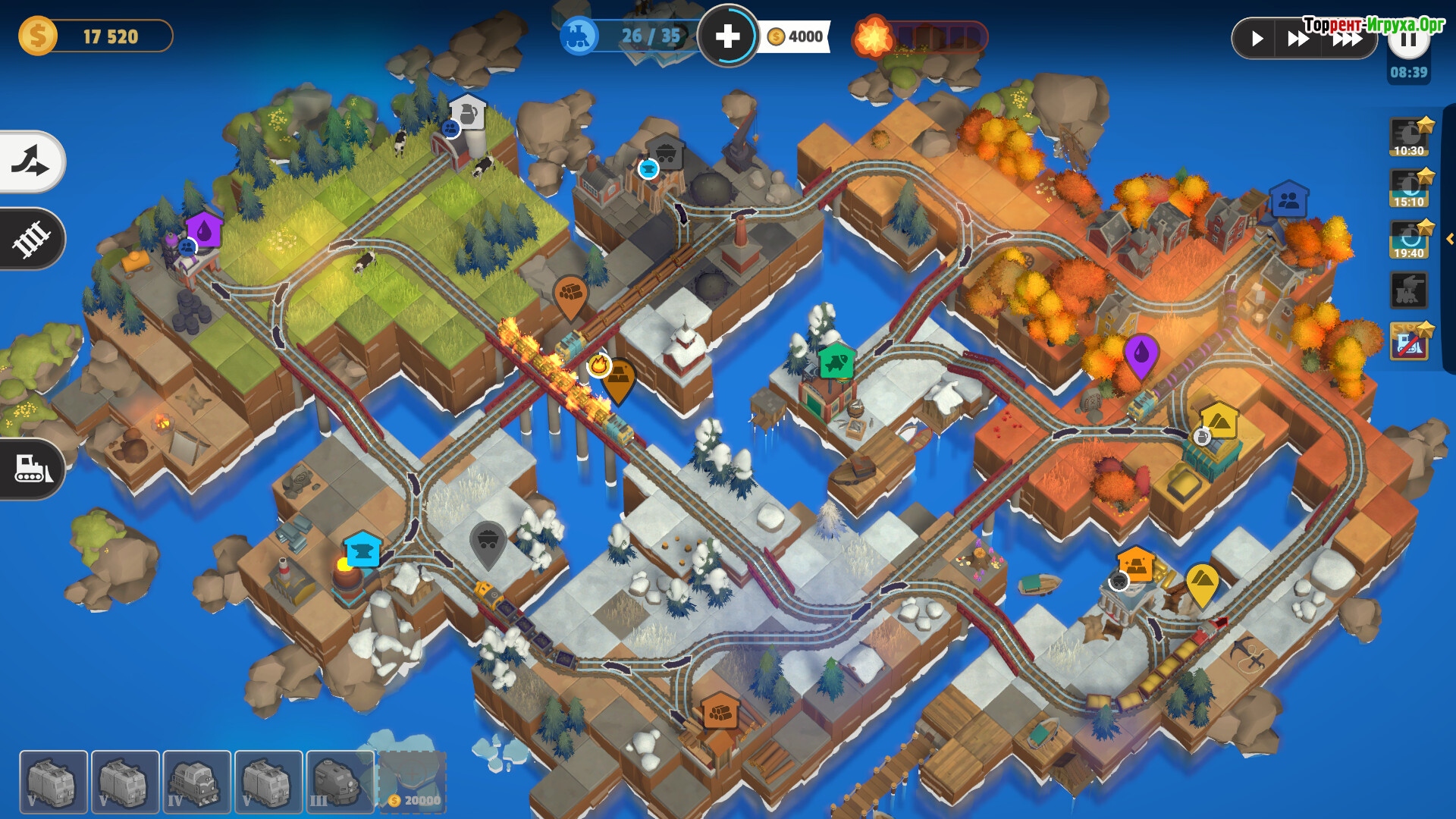 Скриншот из Train Valley Origins