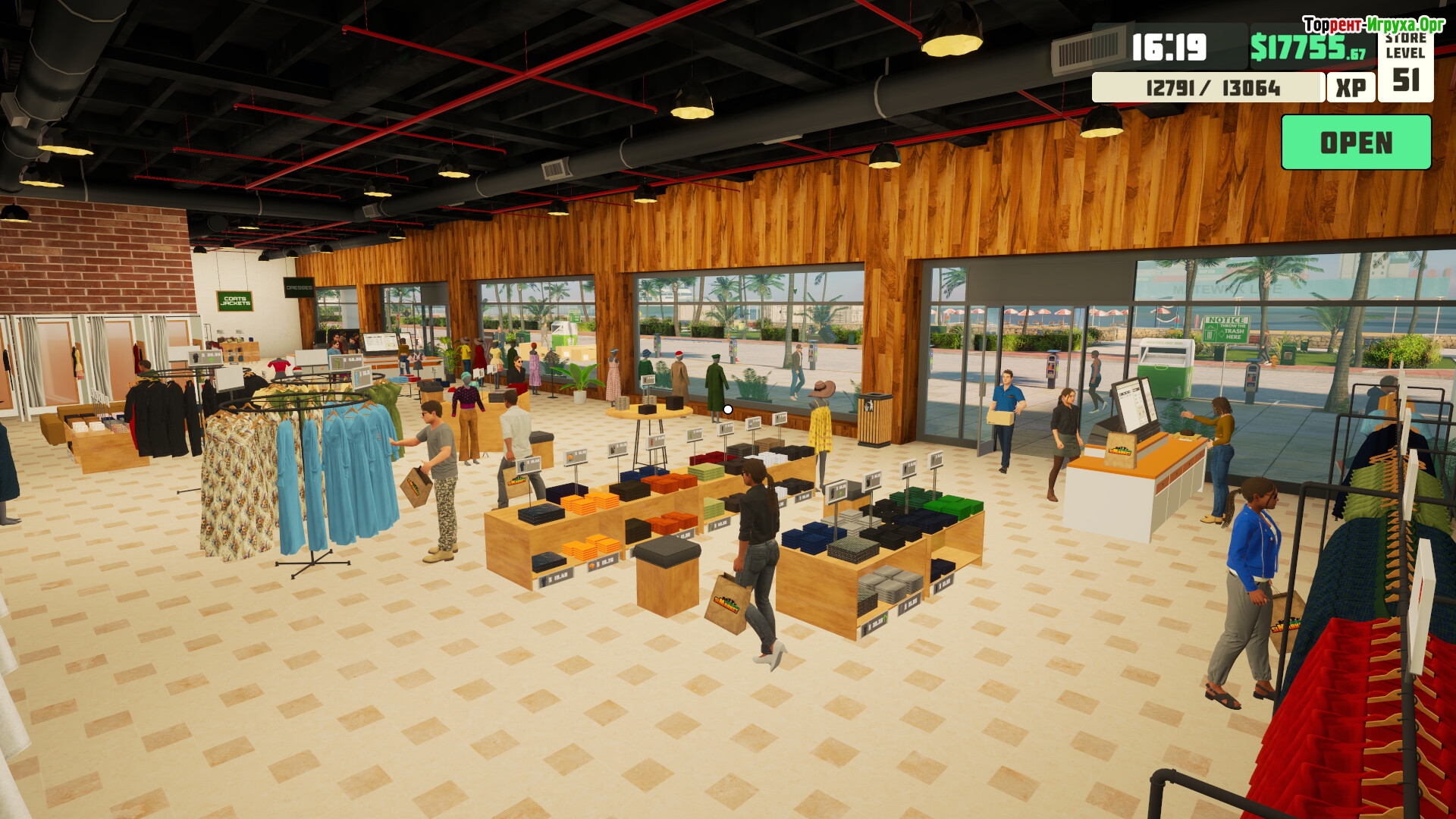 Скриншот из siMarket Cloth Store Simulator