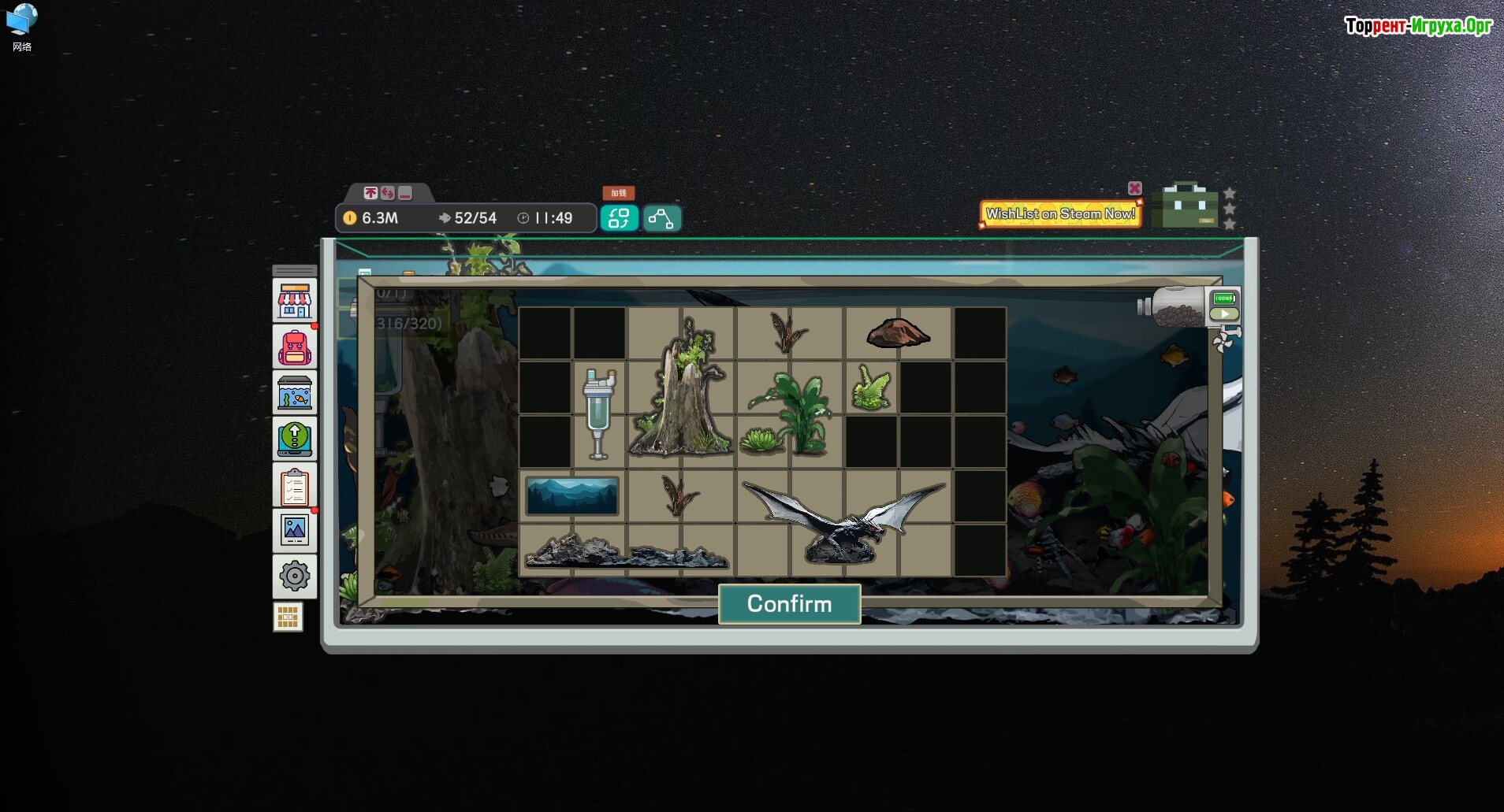 Скриншот из Idlequarium