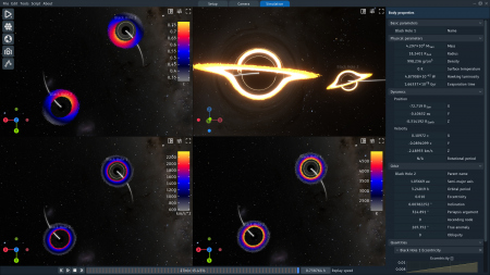 SpaceSim - Astrophysical Simulation Software