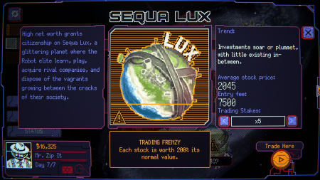 Space Warlord Baby Trading Simulator