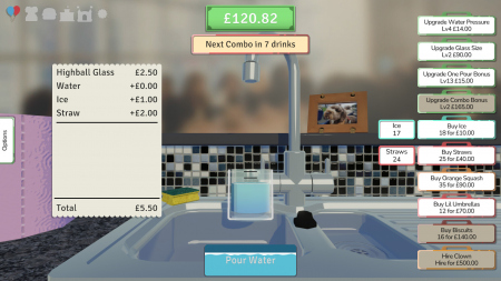 A stupid game about pouring drinks for the PTA