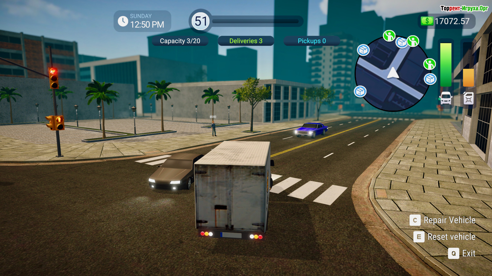 Скриншот из Parcel Delivery Simulator