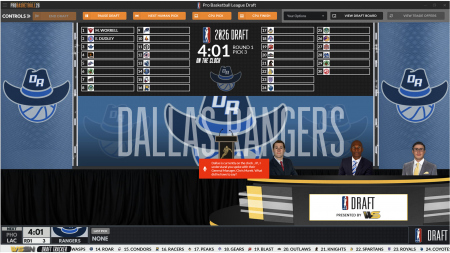 Draft Day Sports: Pro Basketball 2026