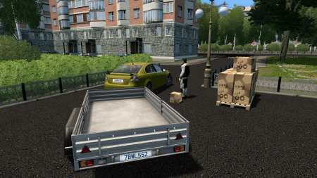 City car driving