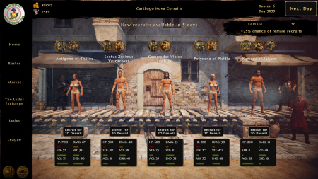 Ludus Magnatus: Gladiator Manager Simulator