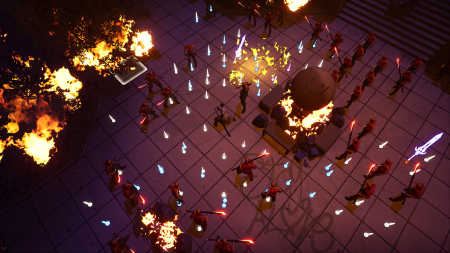 Fire Burning City