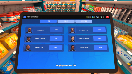 Supermarket Guard Simulator