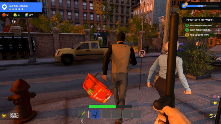 Supermarket Guard Simulator