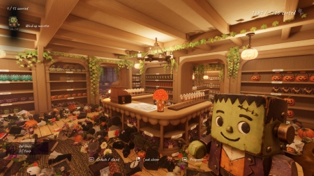 Tidy Up the Halloween Shop